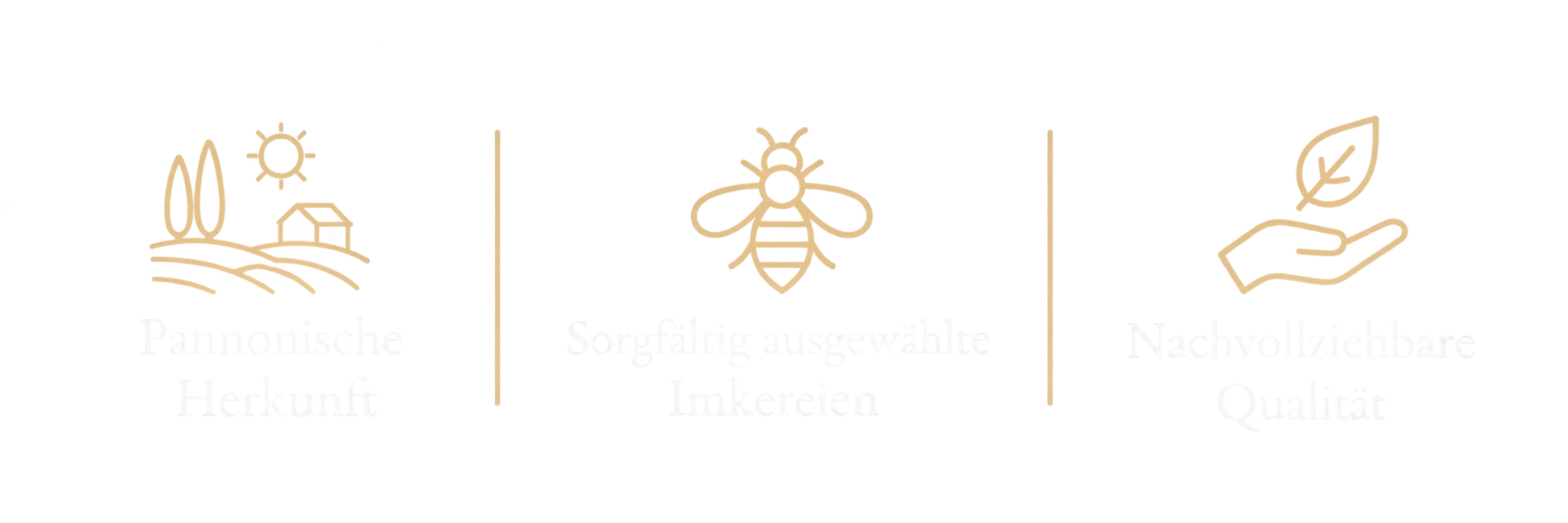 Pannonische Herkunft, sorgfältig ausgewählte Imkereien und nachvollziehbare Qualität