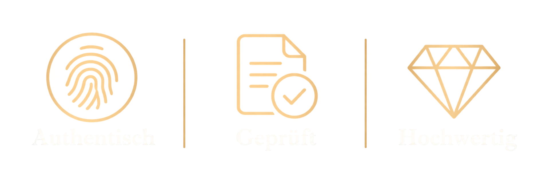 Authentisch, geprüft und hochwertig