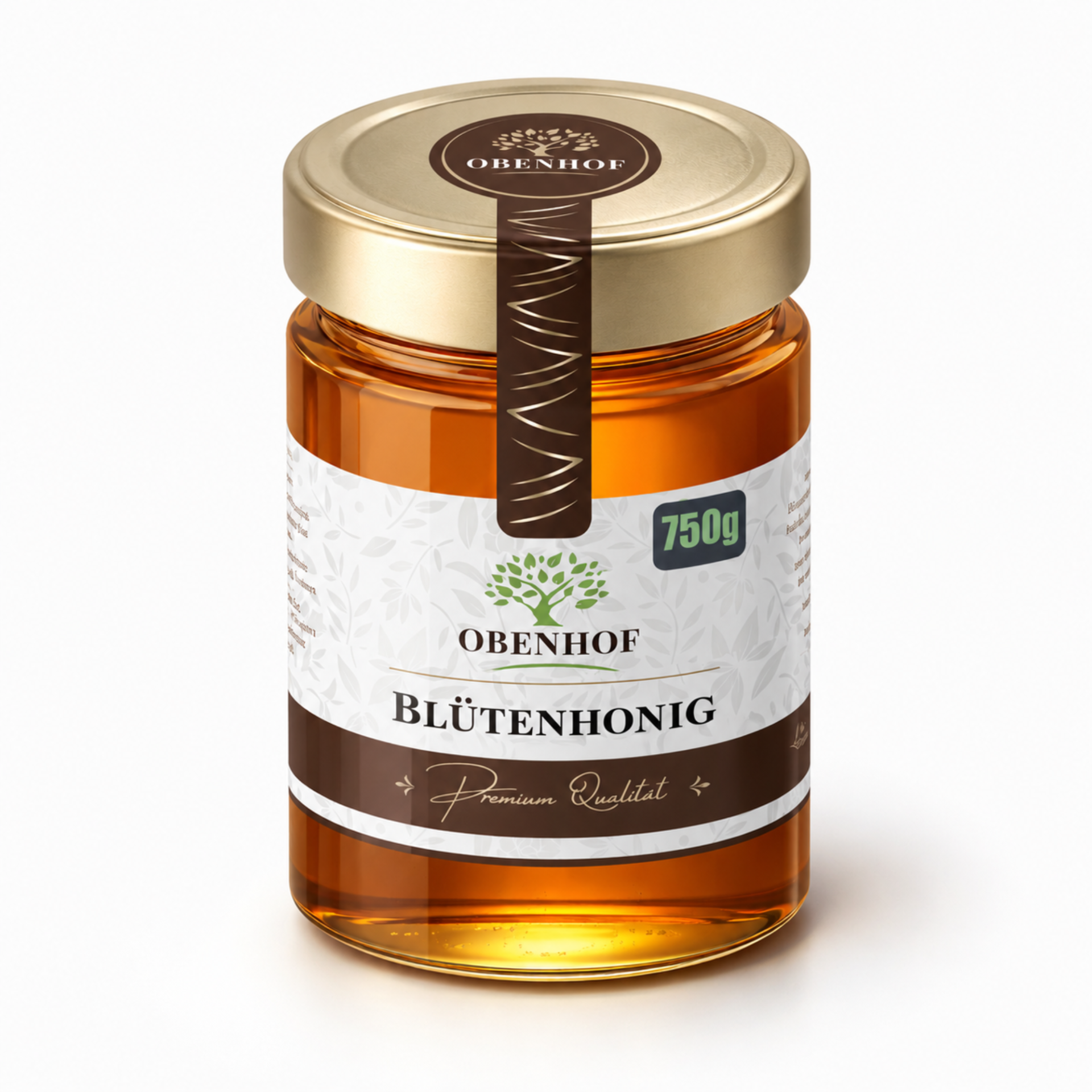 Obenhof Blütenhonig im Glas 750 g