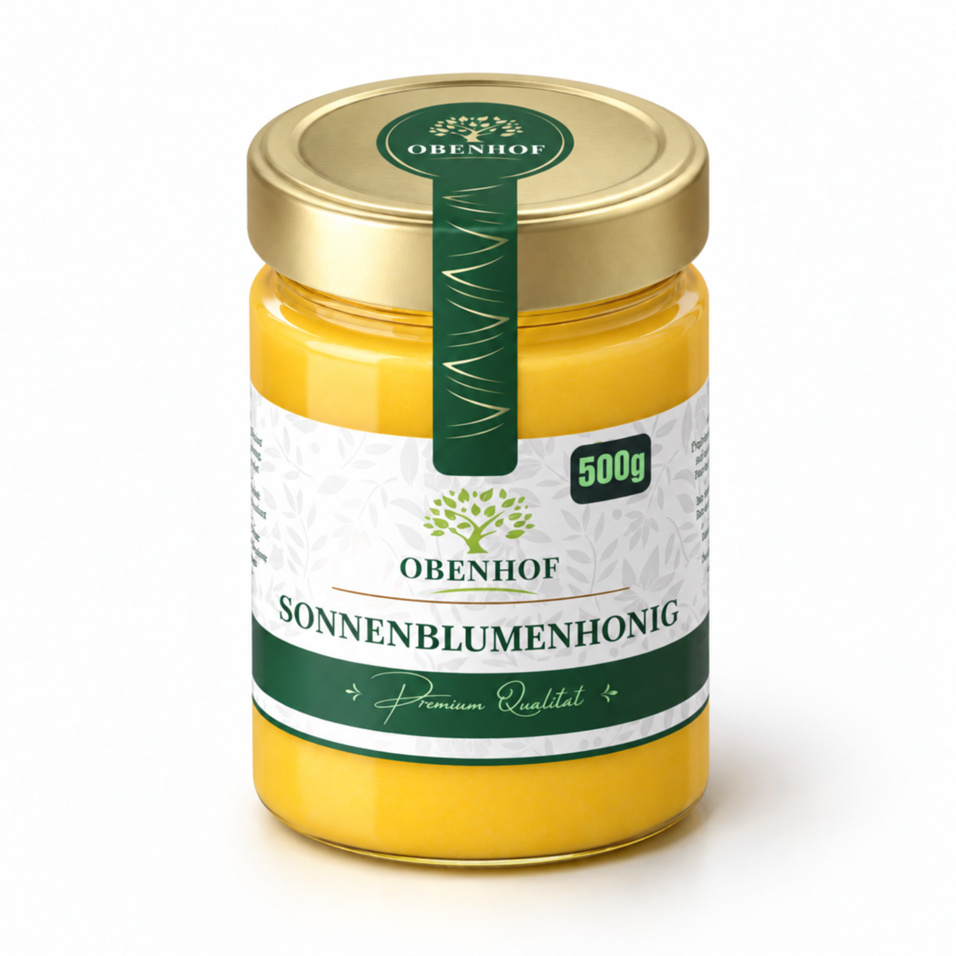 Obenhof Sonnenblumenhonig im Glas 500 g