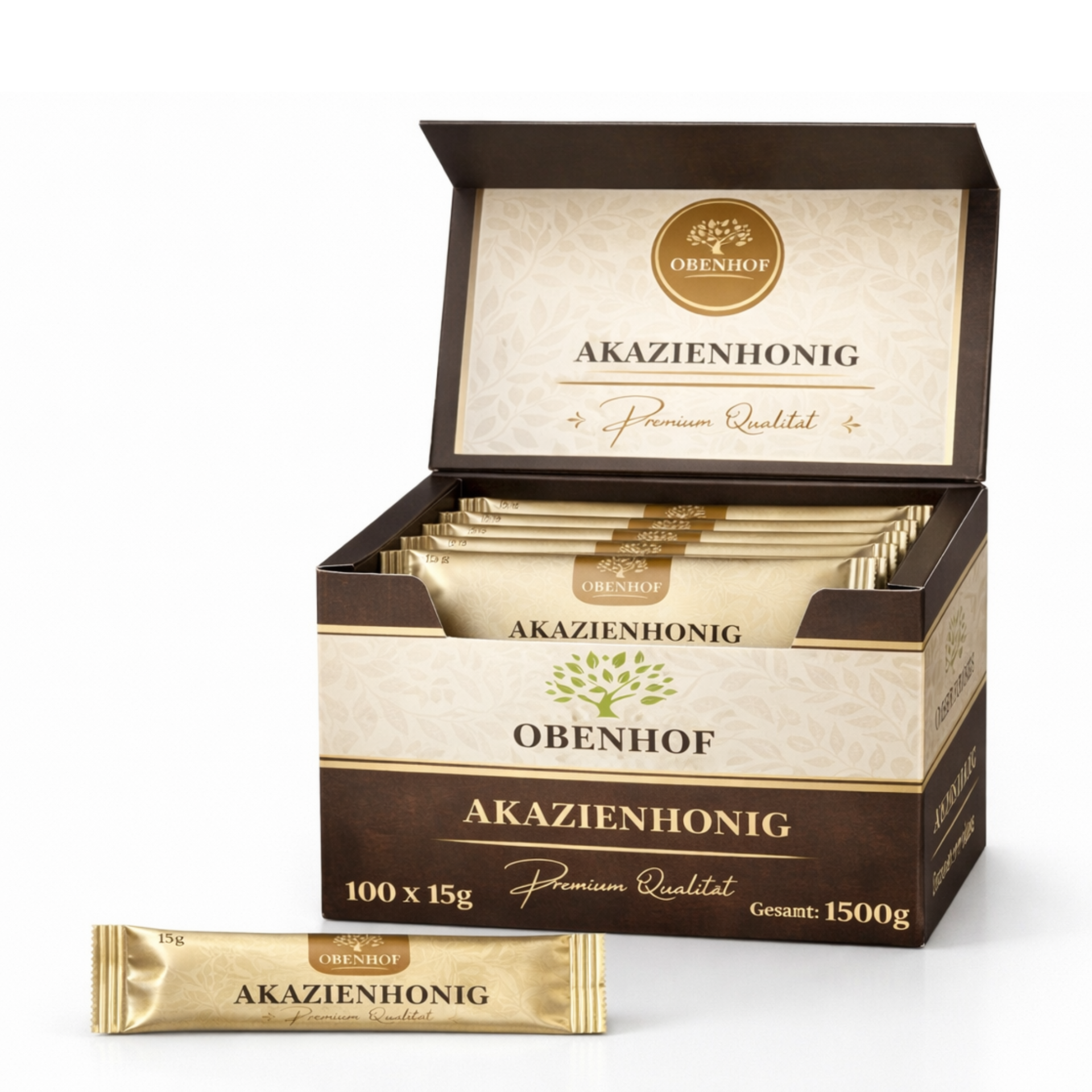 Obenhof Akazienhonig Sticks 100 x 15 g