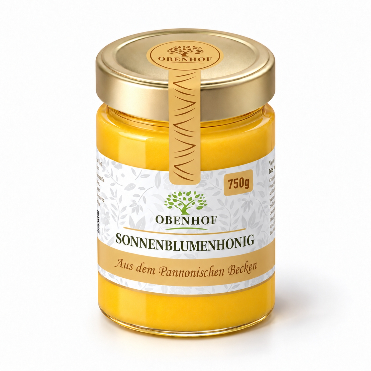 Obenhof Sonnenblumenhonig im Glas 750 g