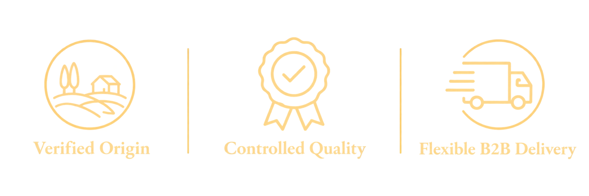 Verified origin, quality control and flexible B2B delivery