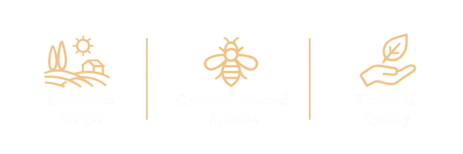 Pannonian origins, carefully selected beekeepers and traceable quality