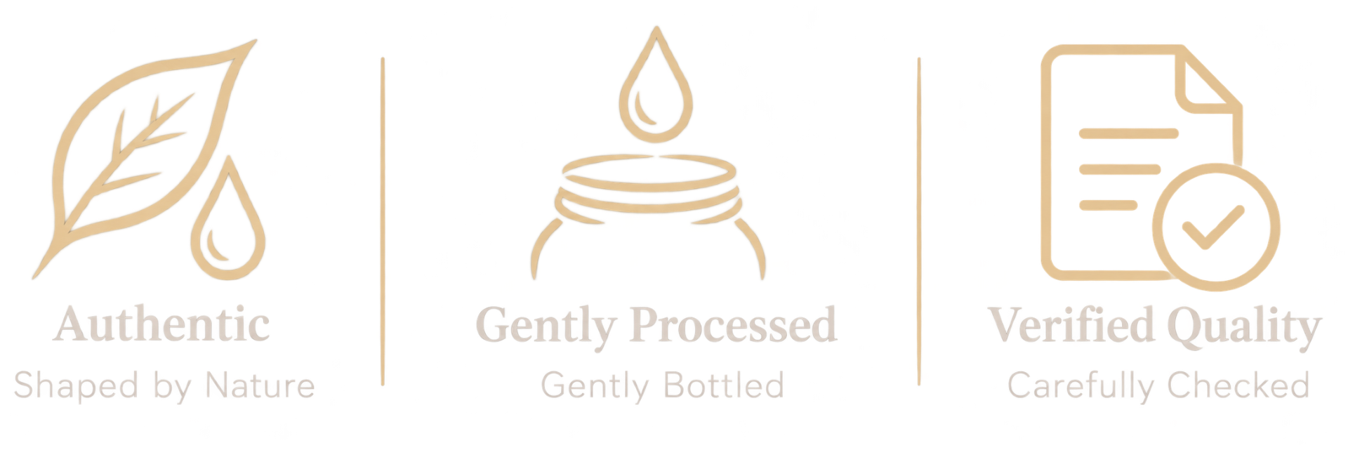 Authentic, carefully crafted and quality-assured